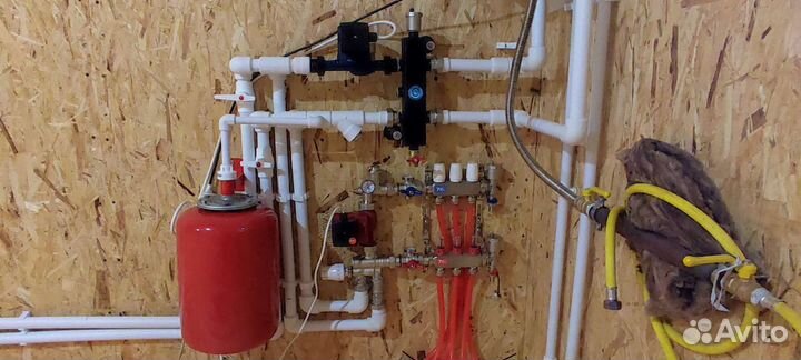 Монтаж систем отопления, водоснабжения