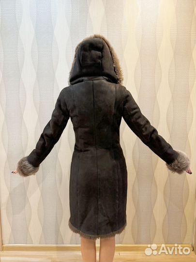 Дубленка из меха тосканы 40-42 р-р