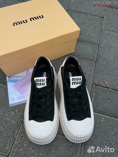 Кеды женские miu miu 36-40 осень д17