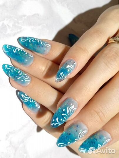 Маникюр,педикюр,гель лак, наращивание, дизайн