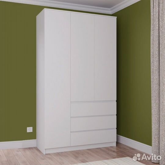 Шкаф в стиле IKEA, 120 см «Мика»