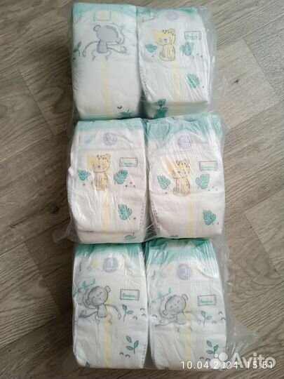 Подгузники памперс 2