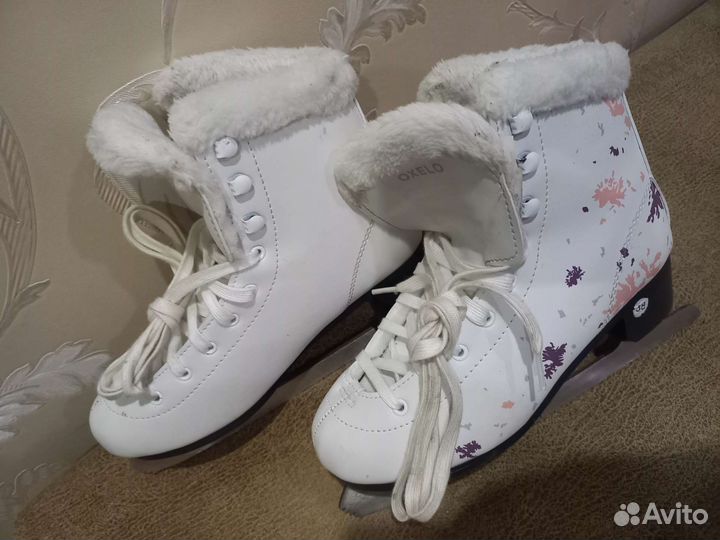 Коньки фигурные ледовые Декатлон, женские 37,5