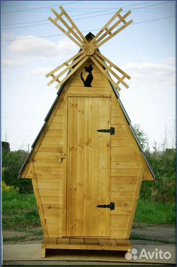 Уличный туалет домик с установкой хют 563
