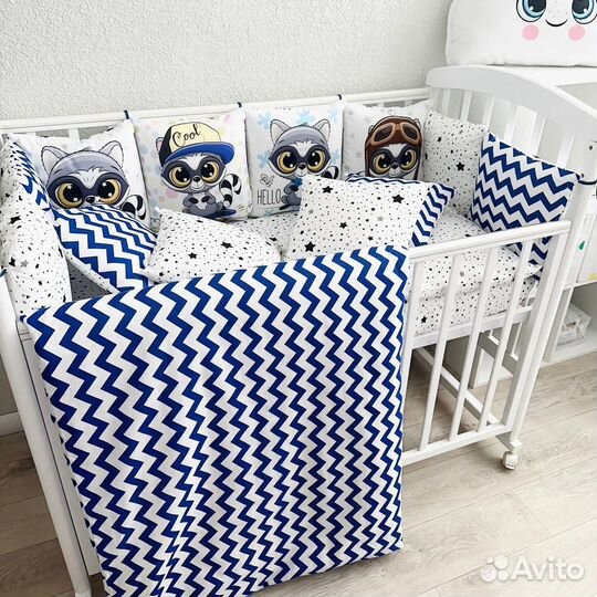 Комплект в кроватку Мультяшки