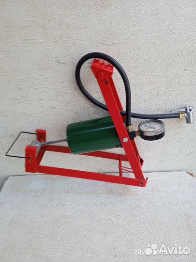 Ножной насос для подкачки колёс вело, авто