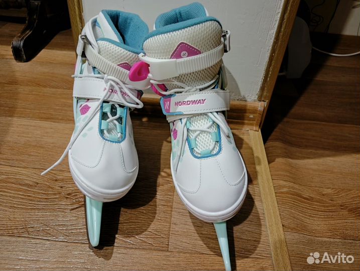 Коньки раздвижные 36-41 размеров