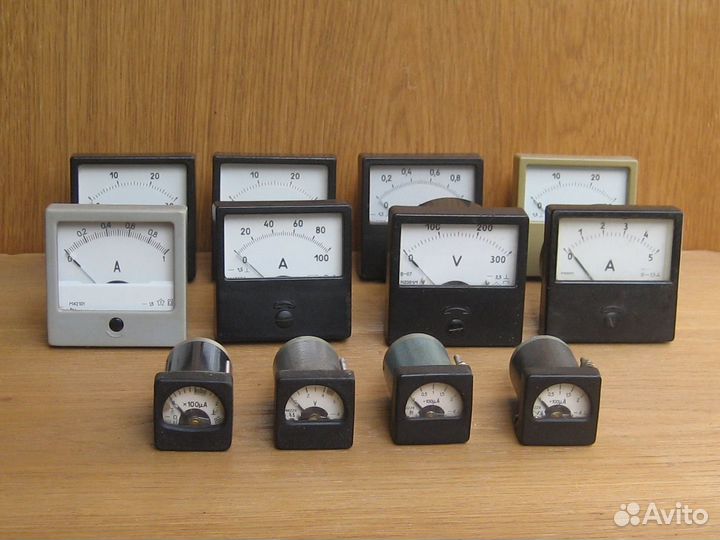 Измерительные головки стрелочные амперметр, вольт