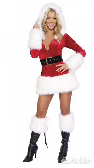 Костюм снегурочки (ролевой-эротический костюм)