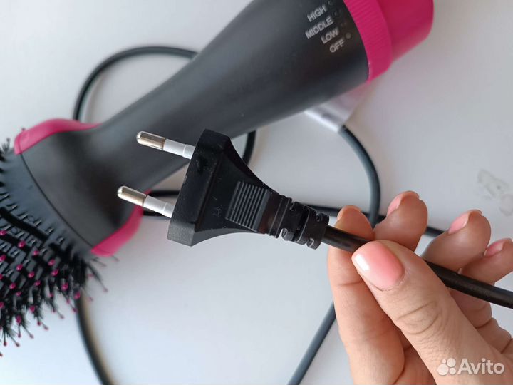 Фен щетка для волос с ионизацией