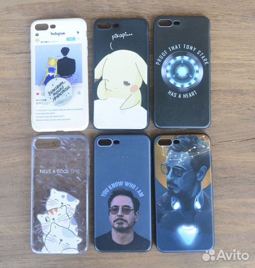 Набор - чехлы 11 штук для iPhone 7/8 plus