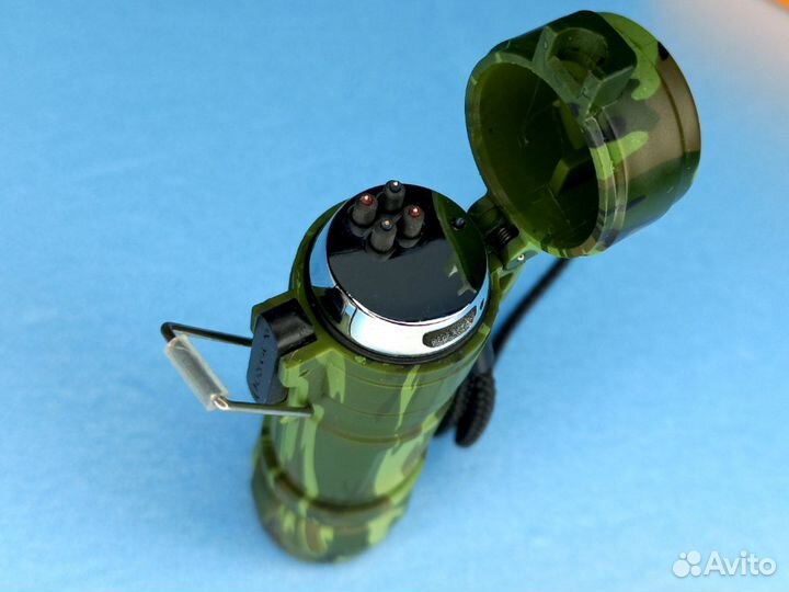 Фонарь 2в1 +двухдуговая зажигалка Водозащищённый