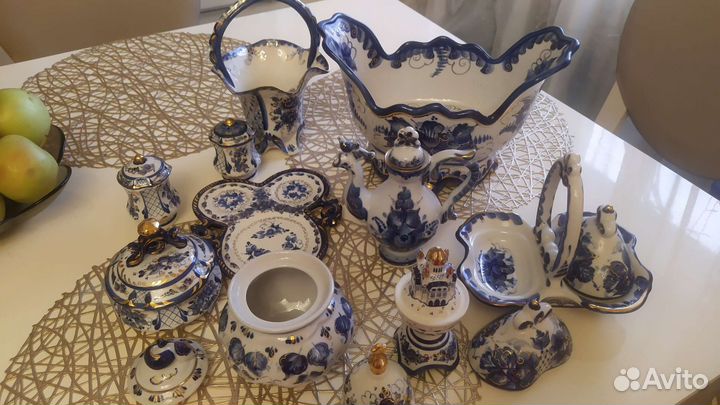 Сервиз чайный Гжель