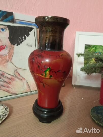 Ваза деревянная китайская