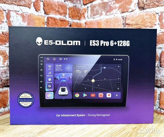 Магнитол Android E5-olom ES3 Pro 6/128 gb