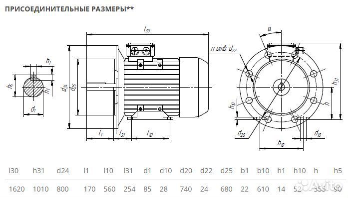 Электродвигатель аир 355мlb2 (400кВт-3000об) новый