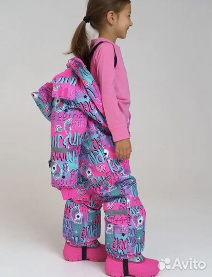 Зимний комбинезон для девочки 104