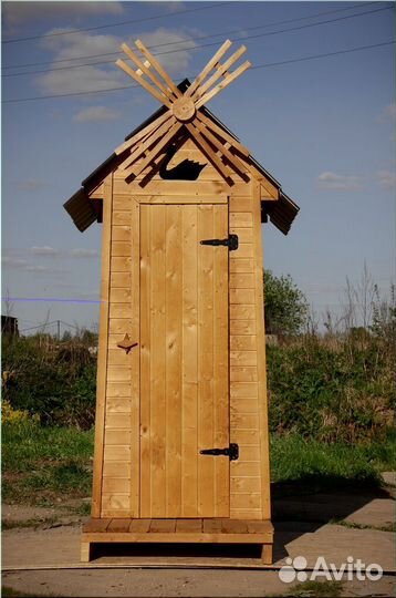 Дачный туалет с установкой SUN340