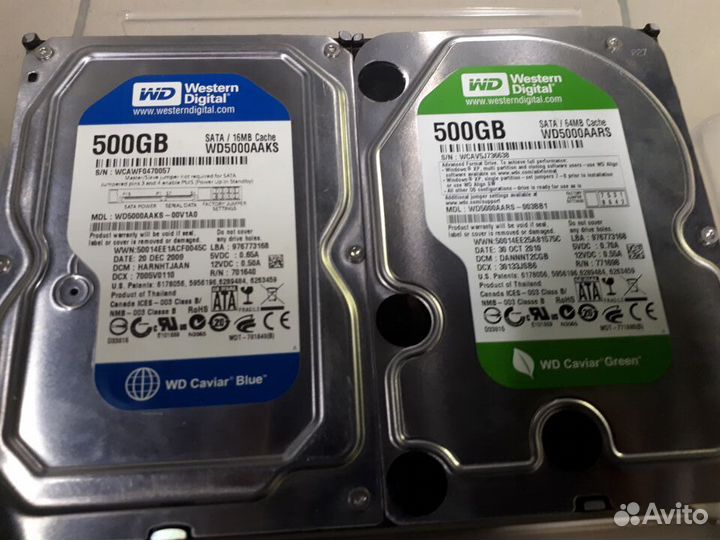 Жесткие диски (HDD) разные, 3.5 и 2.5 дюйма