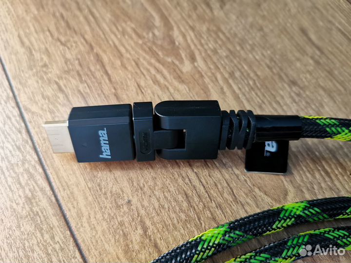Кабель hdmi 215см hama с шарнирными коннекторами