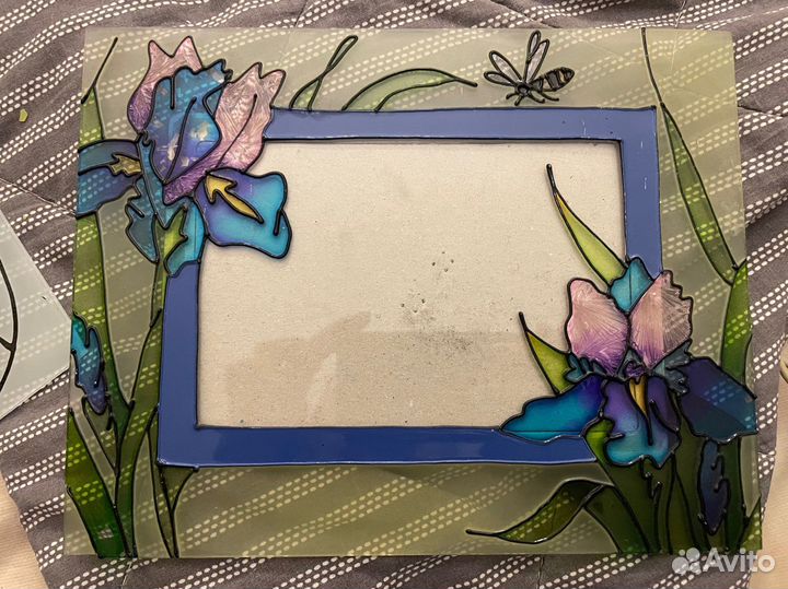 Стеклянные рамки для фото 5 шт