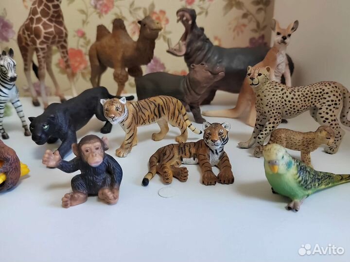 Животные schleich, papo, collecta