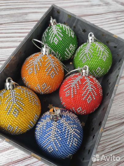 Елочные украшения ручной работы