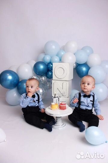 Костюм праздничный на годик двойняшки