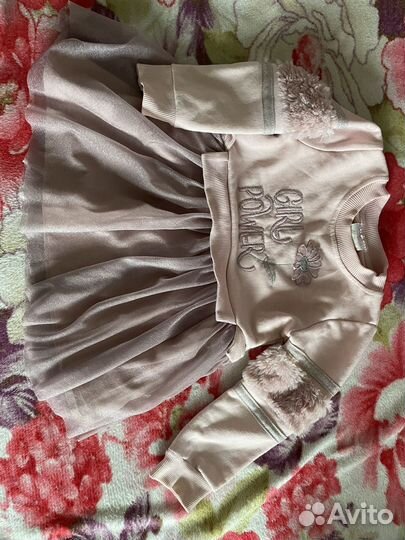 Платье для девочки 80 размер