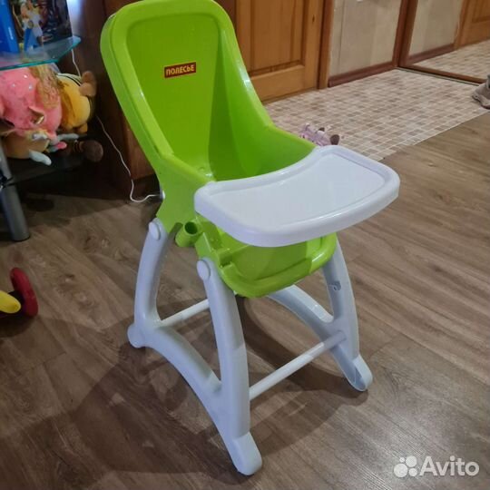 Стульчик для кормления игрушечный