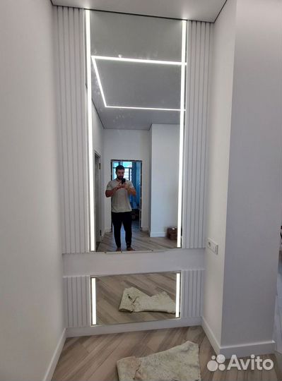 Зеркало на заказ с подсветкой