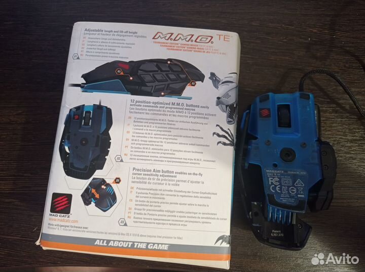 Игровая компьютерная мышь Mad Catz M.M.O. TE