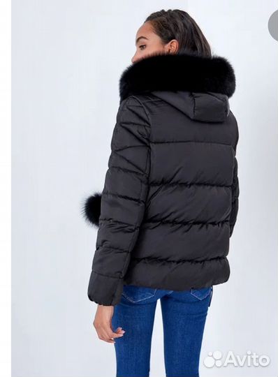 Пуховик женский lime