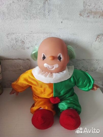 Кукла барбарик гдр пупс клоун