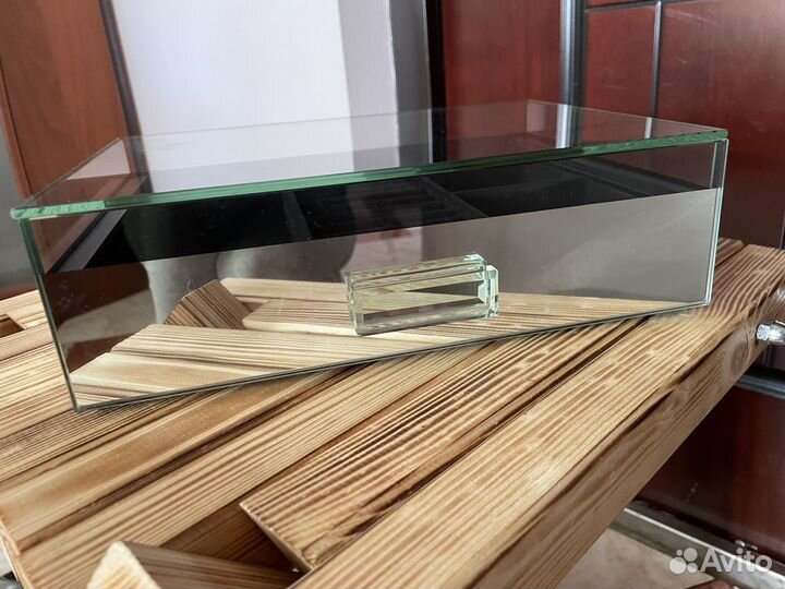 Zara home зеркальная шкатулка для украшений