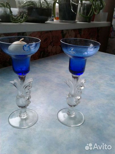 Хрустальные подсвечники