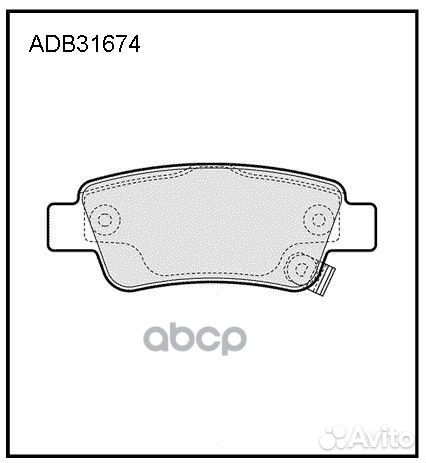 Колодки торм. задние honda CRV III (RE) 2.0 ivtec
