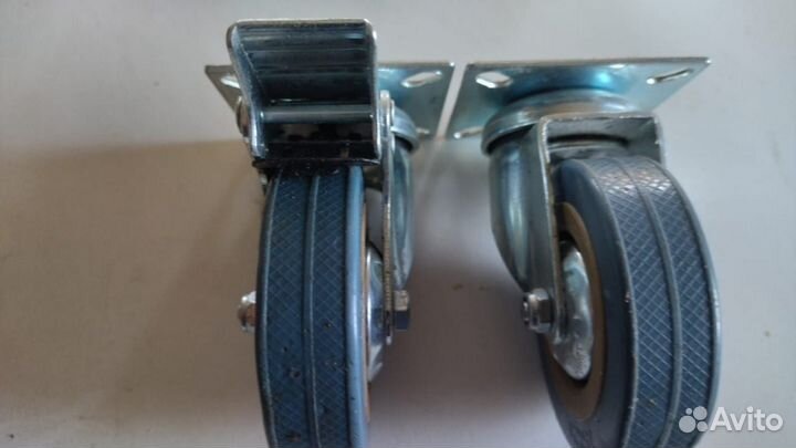 Колеса поворотные со стопором/без стопора