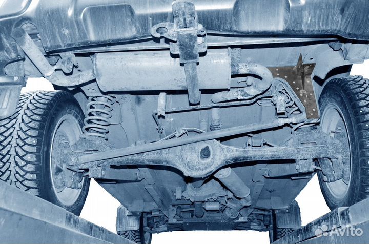 Усилитель кронштейна поперечной штанги Нива ваз