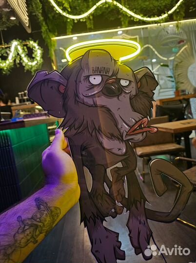 Неоновая вывеска / Рекламная вывеска на заказ