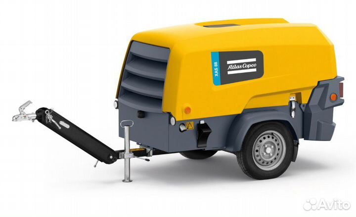 Дизельный компрессор Atlas Copco XAS 88 KD на шасс