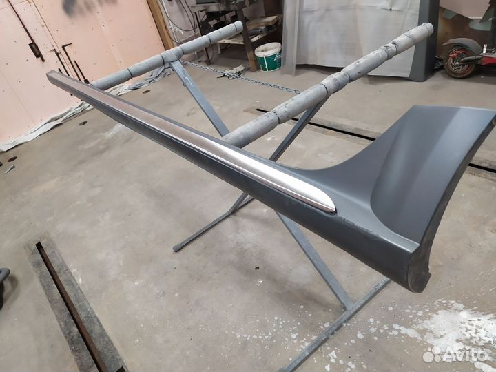 Накладка порога audi allroad, левая, дорест