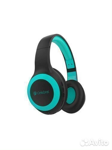 Наушники беспроводные Celebrat A23 голубые