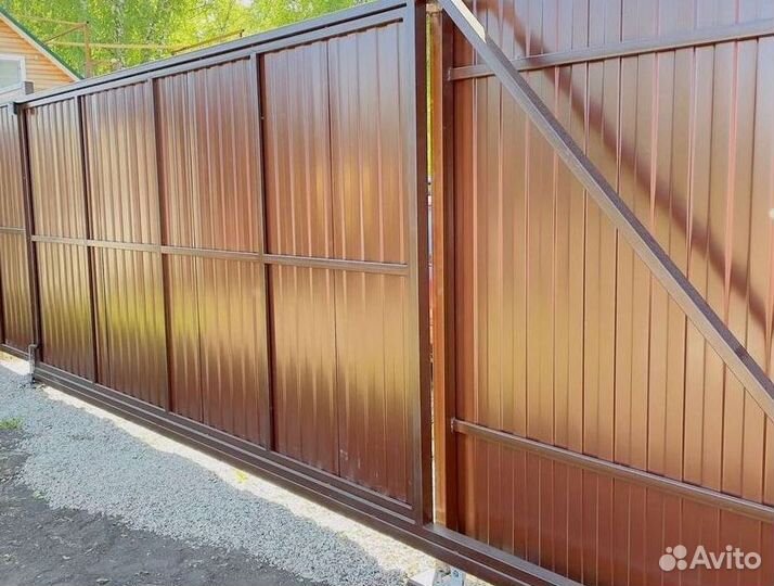 Откатные ворота с гарантией