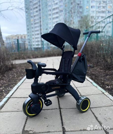 Детский трехколесный велосипед (складной)