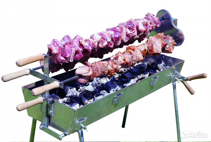 Мангал автоматический угольный