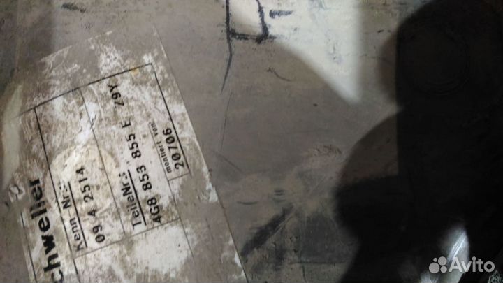 Накладка порога Ауди А7 после 011г,левая