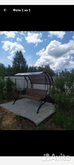 Садовая качель новая
