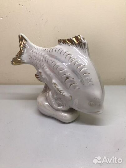 Статуэтка Дулево «рыба карп»