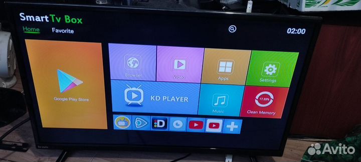 Телевизор Bravis LED32E6000+T2 Black